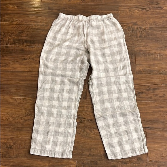 Charter Club Cozy Cotton Women’s Pajamas in Gray Checkered Pattern, Sz PS - Picture 5 of 8